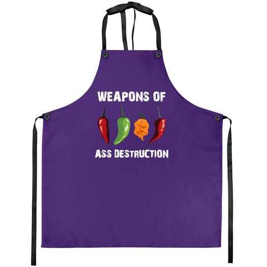 Weapons Of Ass Destruction Apron Pepper Chili Spicy Hot Food