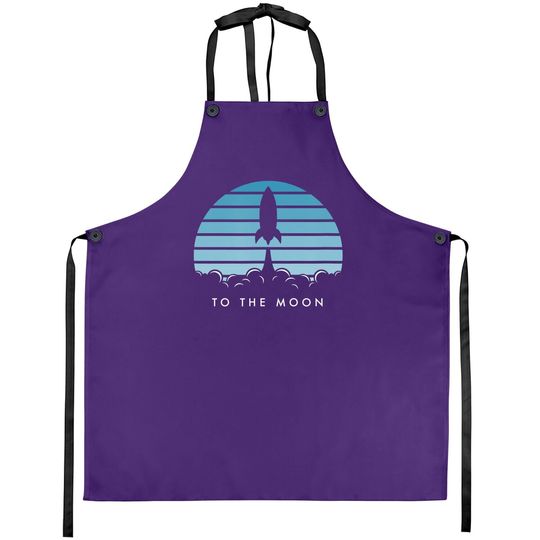 Rocket To The Moon Apron