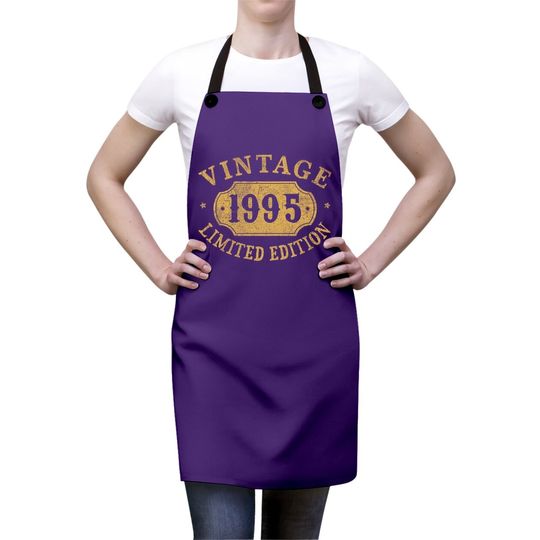 26 Years Old 26th Birthday Anniversary Gift Limited 1995 Apron