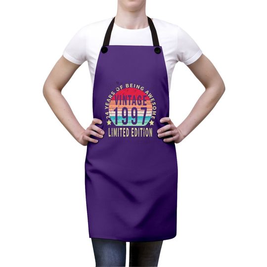 24 Year Old Gifts Vintage 1997 Limited Edition Apron
