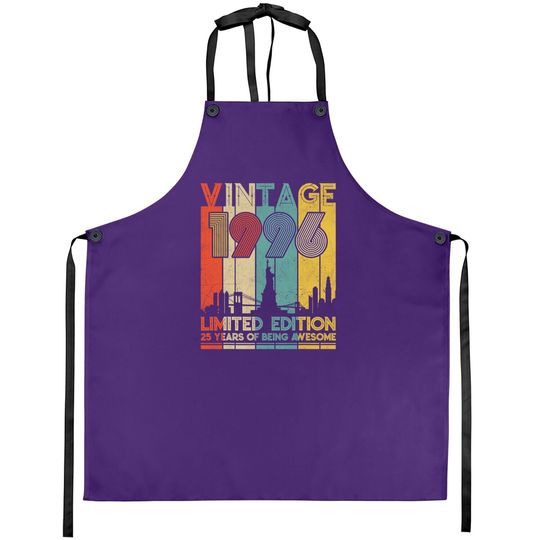 Vintage Made In 1996 Apron - 25th Birthday Apron