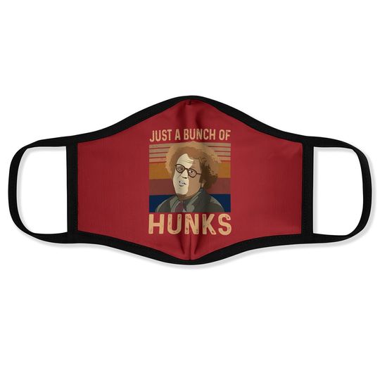 Check It Out! Dr. Steve Brule Just A Bunch Of Hunks Face Mask
