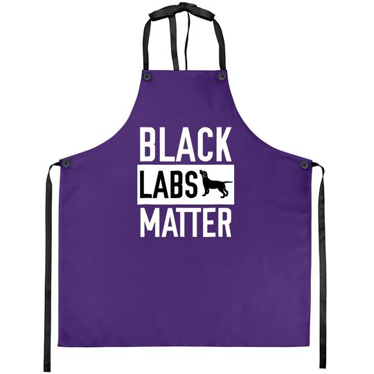 Black Labs Matter Dog Apron Labrador Retriever Apron