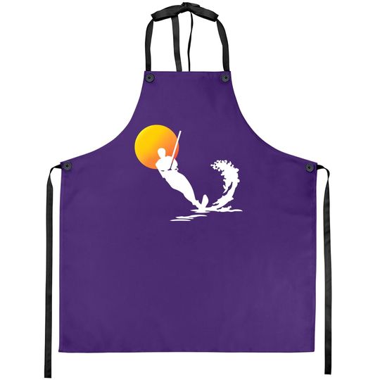 Water Skiing | Cool Surface Water Sport Lovers Gift Apron