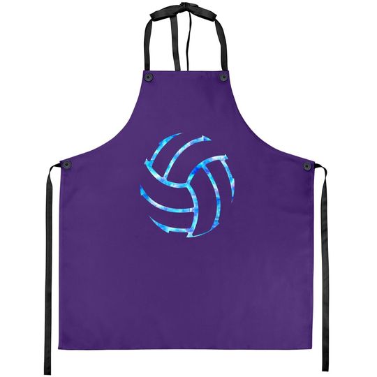 Volleyball Stuff Attire Tie Dye Apron