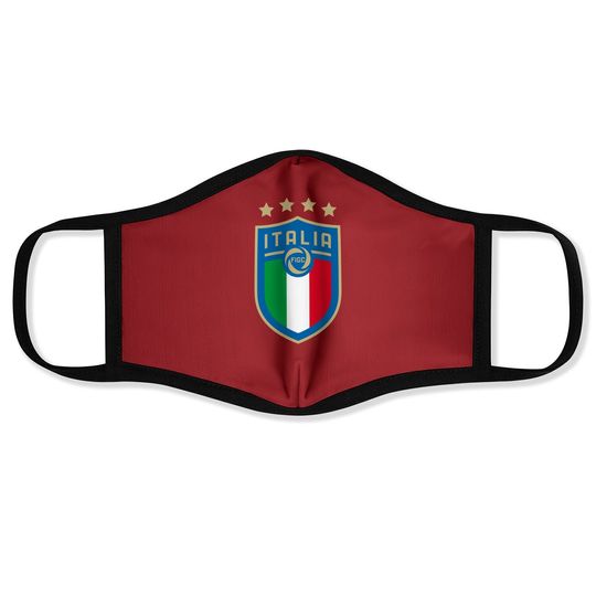 Euro 2021 Face Mask Italia Football Team Premium