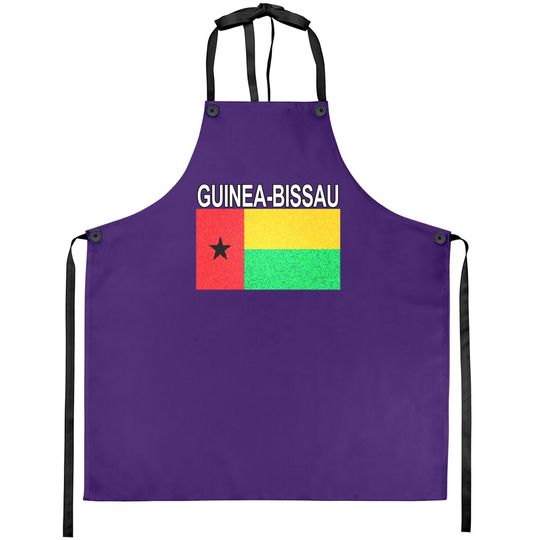 Guinea-bissau Flag Artistic Design Apron