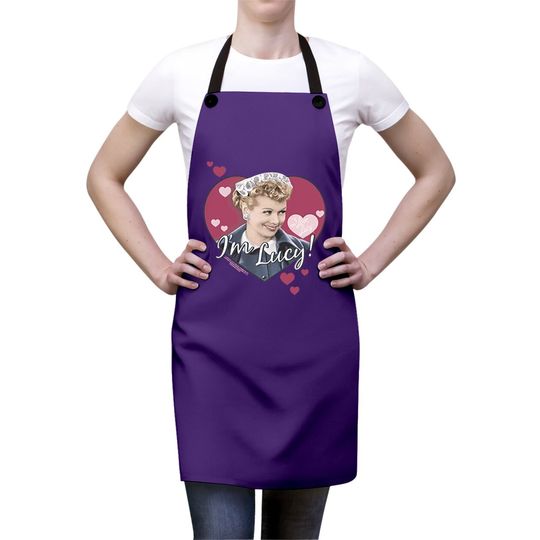 I Love Lucy 50's Tv Series I'm Lucy Adult Apron