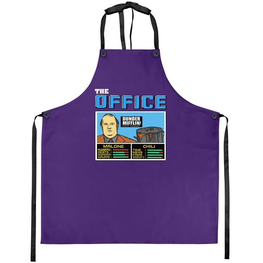 The-office-jam-kevin-and-chili-the-office-malone-and-chili Apron