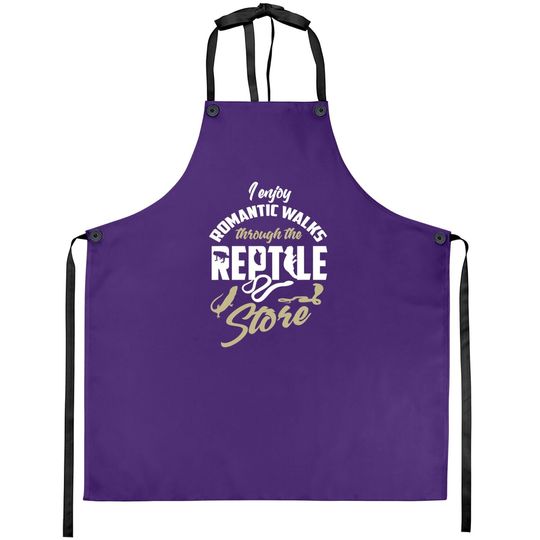 Reptile Herpetologist Quote Lover Gift Apron