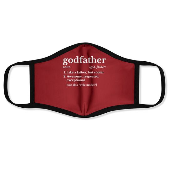 Fathers Day Gift For Godfather Gifts From Godchild Face Mask
