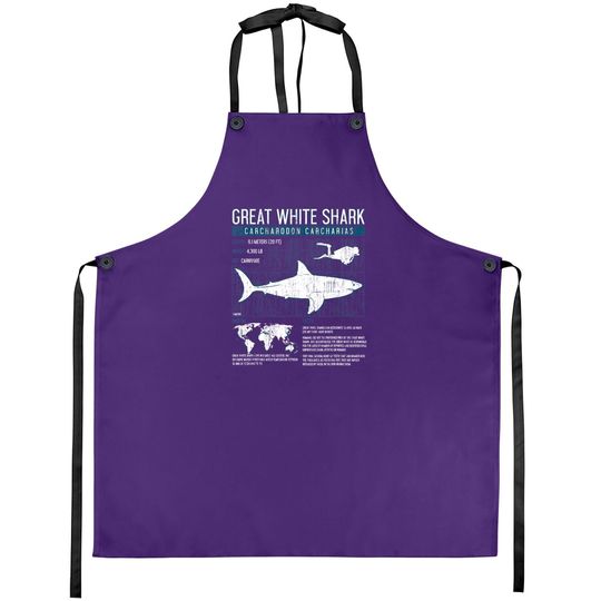 Great White Sharks Apron