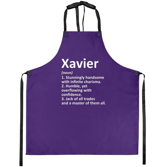Xavier Definition Personalized Name Birthday Gift Idea Apron