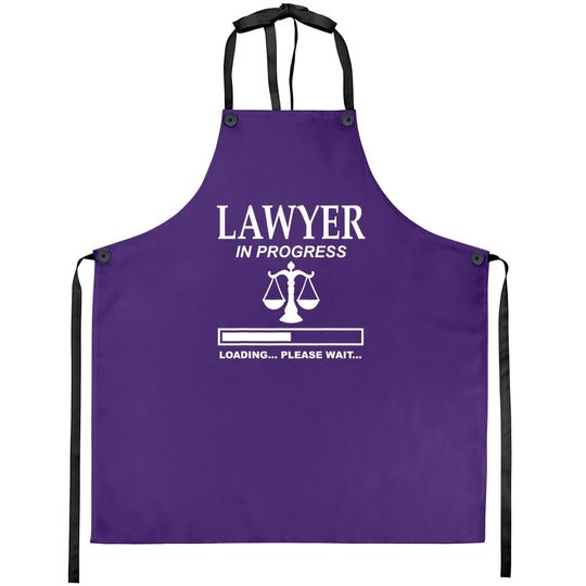 Scales Of Justice Lawyer In Progress Law School Student Fun Apron