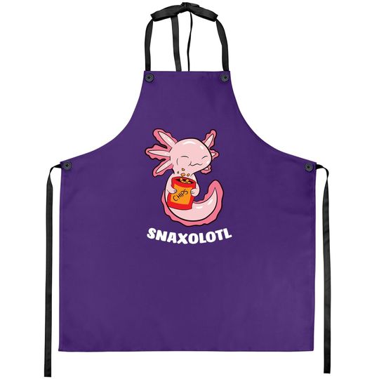 Axolotl Lover Snaxolotl Kawaii Axolotl Food Sweets Apron