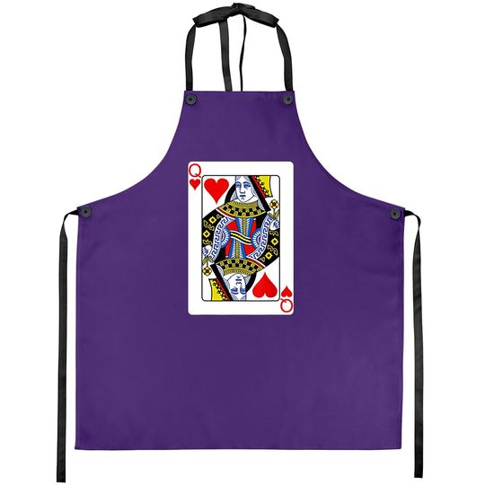 Playing Card Queen Of Hearts Apron Valentine's Day Costume
