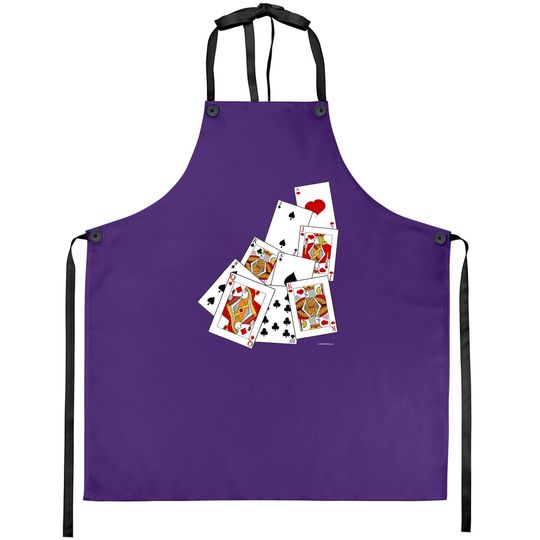 Poker Playing Card Apron Ace King Queen Jack