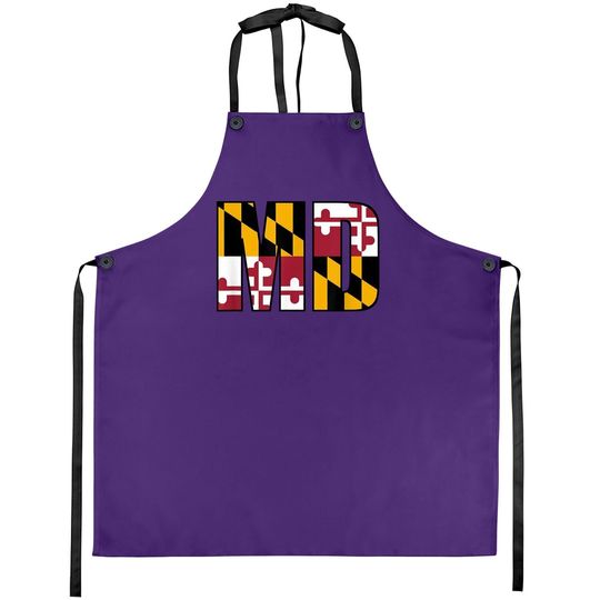 Maryland State Flag Md Baltimore Pride Apron