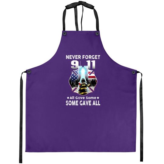 Never Forget 9-11-2001 20th Anniversary Apron
