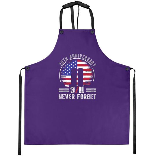 Patriot Day 2021 Never Forget 9-11 20th Anniversary Apron