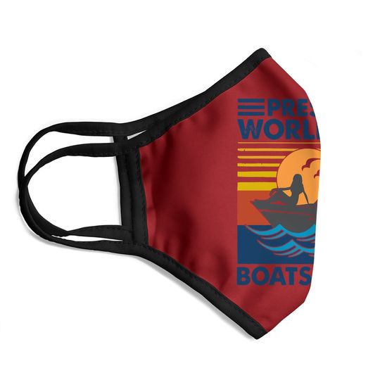 Prestige Worldwide Boats And Hoes Vintage Face Mask