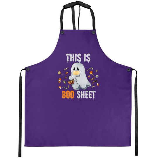 This Is Boo Sheet Ghost Apron