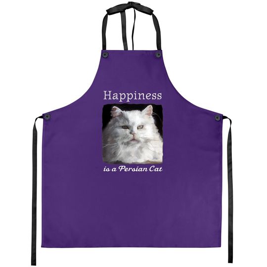 Happiness Is A Persian Cat Apron