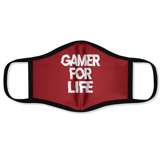 Gaming 365 Gamer For Life Face Mask For Video Game Players Face Mask