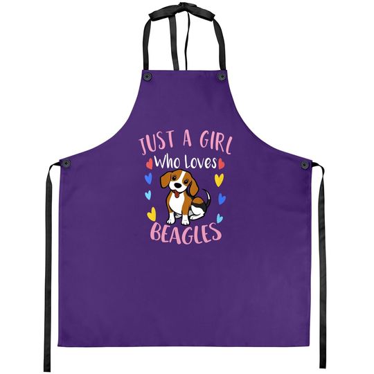 Just A Girl Who Loves Beagles Apron