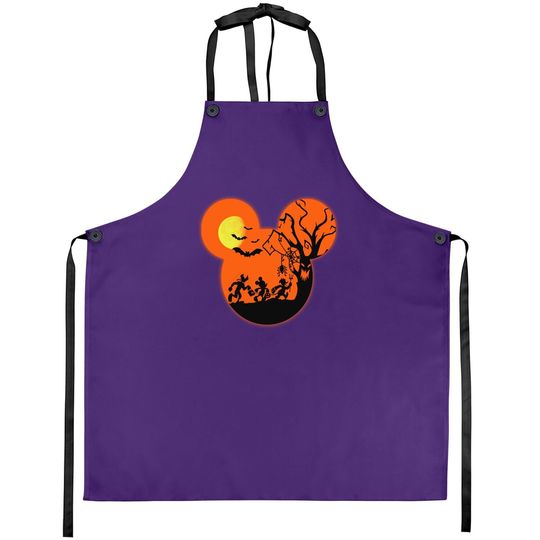 Disney Mickey Mouse And Friends Halloween Apron