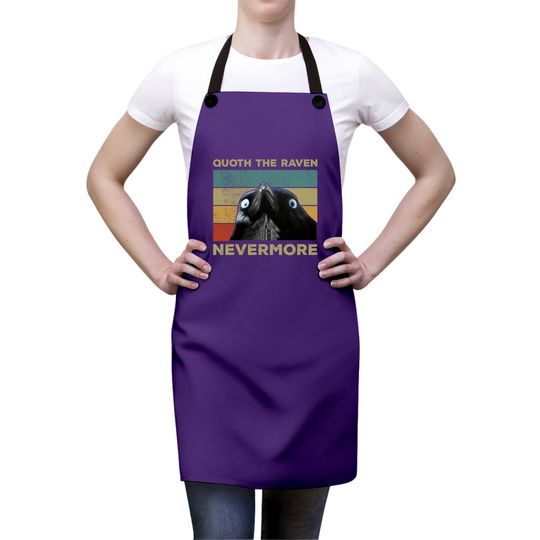 Quoth The Raven Nevermore Apron