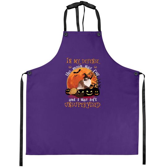 In My Defense The Moon Was Fun And I Was Unsupervised Classic Apron