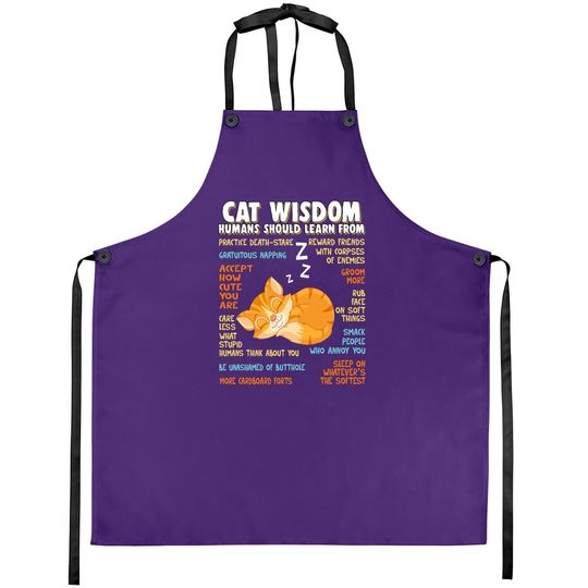 Cat Wisdom Human Should Learn From Apron