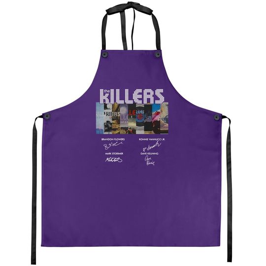 The Killers Band Members Signatures Apron