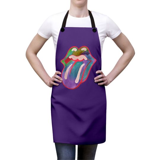 Rolling Stones  Colour Tongue Apron