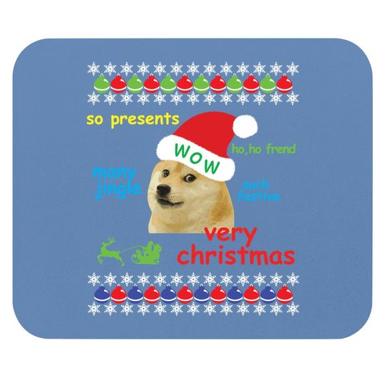 Christmas Doge Mouse Pads