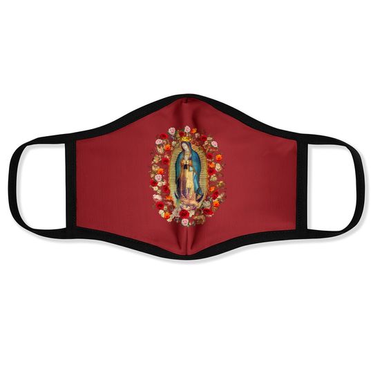 Our Lady Of Guadalupe Virgin Mary Catholic Face Mask