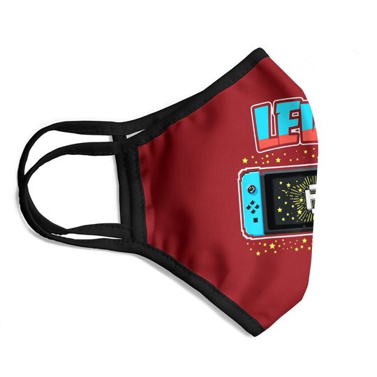 Level 6 Birthday T Boy 6 Years Old Video Games Face Mask