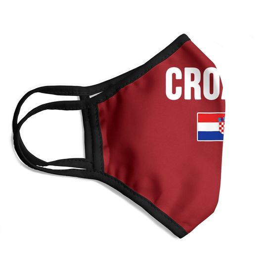 Croatia Face Mask Flag