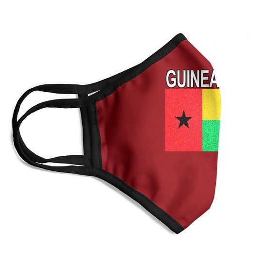 Guinea-bissau Flag Artistic Design Face Mask