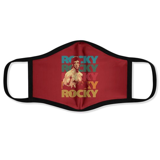 Rocky 70's Colors Face Mask
