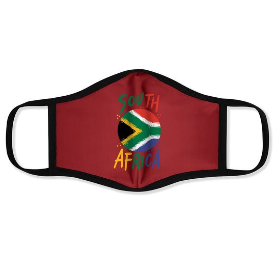 South Africa Flag South Africans Face Mask