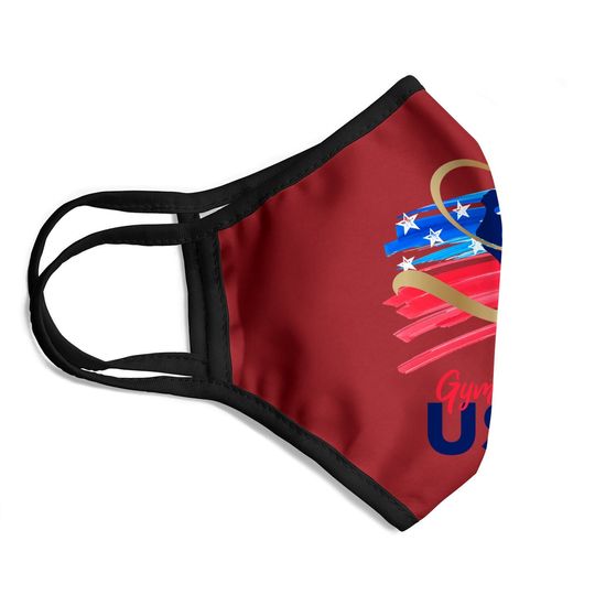 Gymnastics Usa Support The Team Face Mask