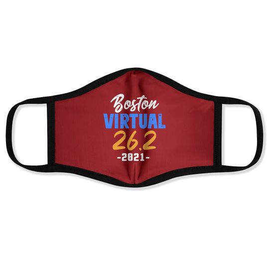 Boston Virtual Marathon 26.2 2021 Runners Face Mask