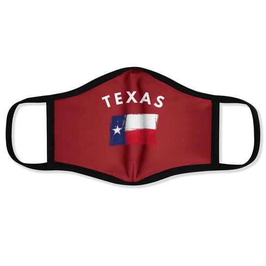 Texas Fans State Of Texas Flag Face Mask