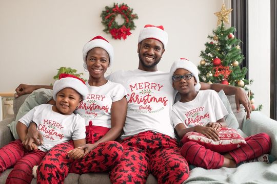 Family Christmas Matching Custom T-Shirt