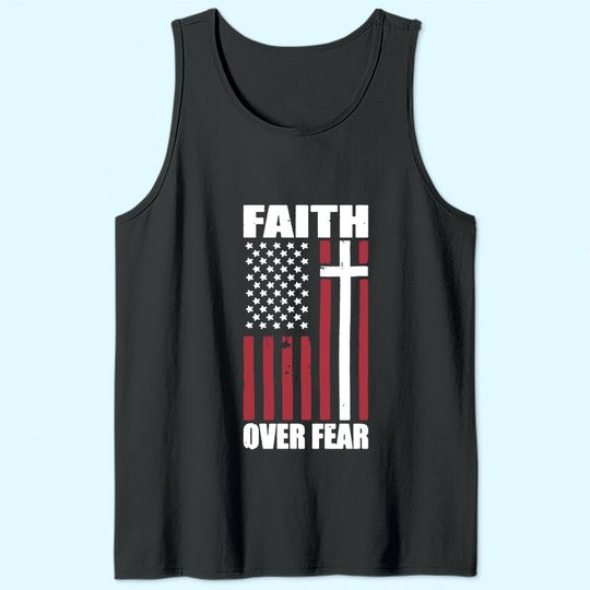 Faith Over Fear Men's Tank Top