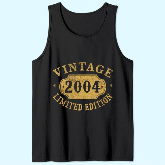 2004 17 years old 17th Birthday, Anniversary Gift Limited Tank Top