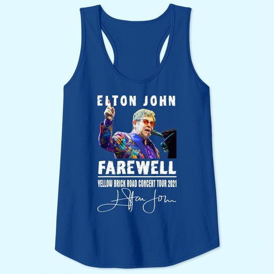 Graphic Elton Arts John Country Music Vintage Tour 2021 Arts Tank Top