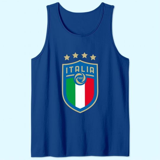 Euro 2021 Men's Tank Top Italia Football Team Premium